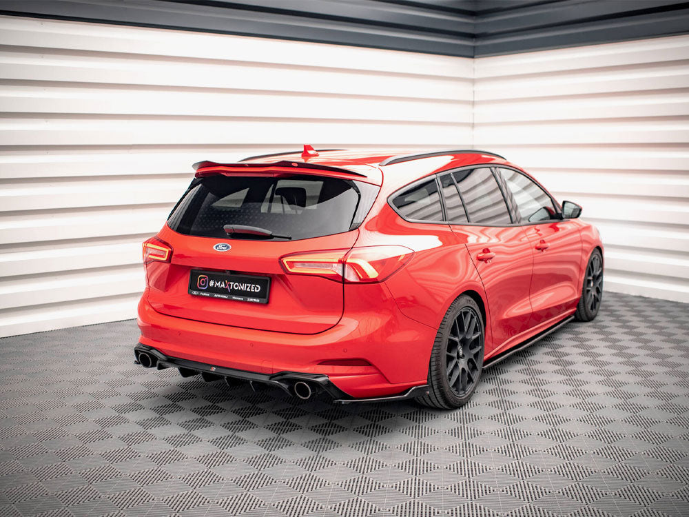 Maxton Design Rear Side Splitters V.8 Ford Focus ST Estate Mk4