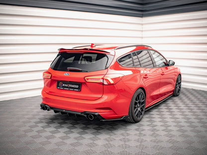 Maxton Design Rear Side Splitters V.8 Ford Focus ST Estate Mk4