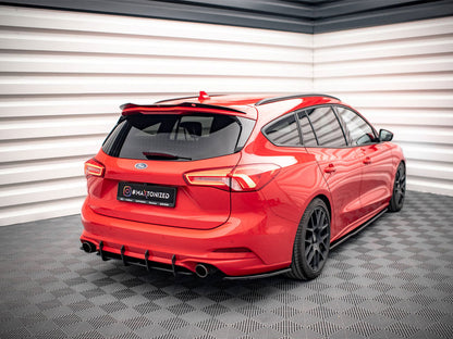 Maxton Design Street PRO Rear Diffuser Ford Focus Estate ST Mk4