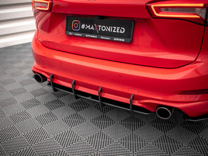 Maxton Design Street PRO Rear Diffuser Ford Focus Estate ST Mk4