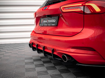 Maxton Design Street PRO Rear Diffuser Ford Focus Estate ST Mk4