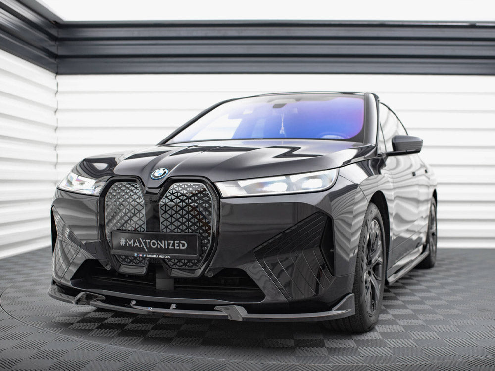 Maxton Design Front Splitter V.1 BMW iX M-Pack i20