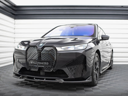 Maxton Design Front Splitter V.1 BMW iX M-Pack i20
