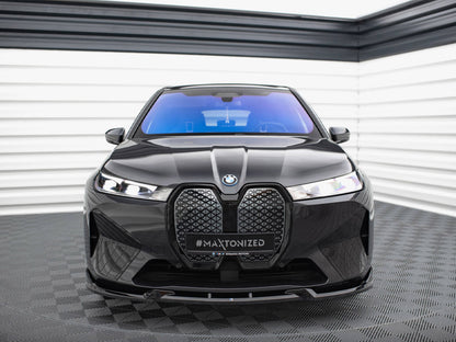Maxton Design Front Splitter V.1 BMW iX M-Pack i20