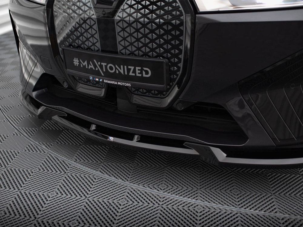 Maxton Design Front Splitter V.1 BMW iX M-Pack i20
