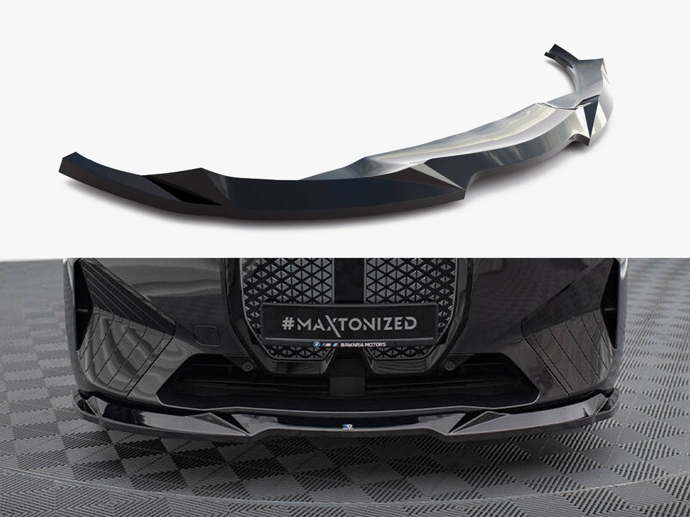 Maxton Design Front Splitter V.2 BMW iX M-Pack i20