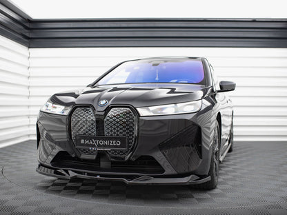 Maxton Design Front Splitter V.2 BMW iX M-Pack i20