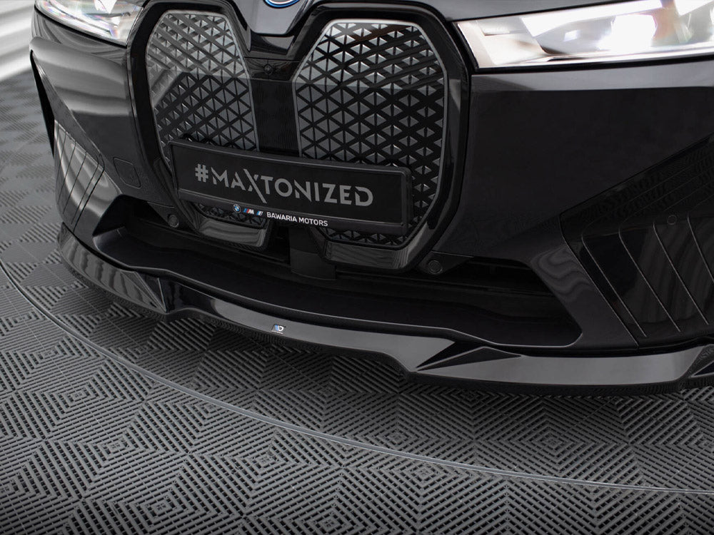 Maxton Design Front Splitter V.2 BMW iX M-Pack i20