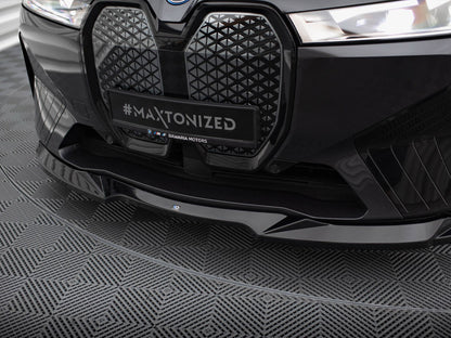 Maxton Design Front Splitter V.2 BMW iX M-Pack i20