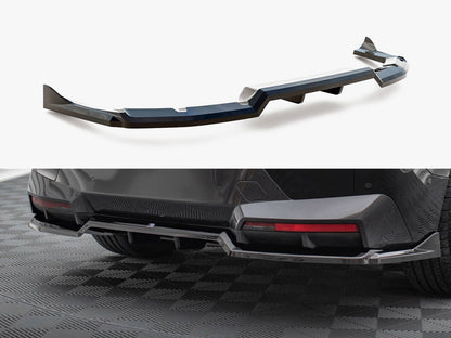 Maxton Design Central Rear Splitter (Vertical Bars) BMW iX M-Pack i20