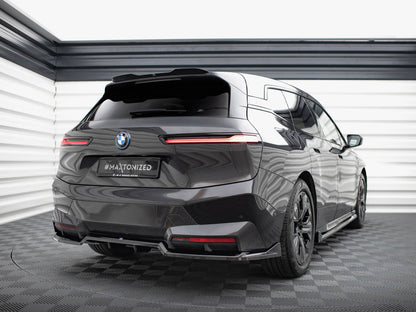 Maxton Design Central Rear Splitter (Vertical Bars) BMW iX M-Pack i20