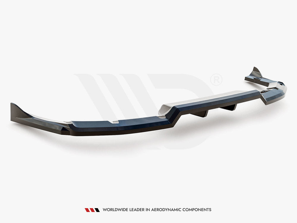 Maxton Design Central Rear Splitter (Vertical Bars) BMW iX M-Pack i20