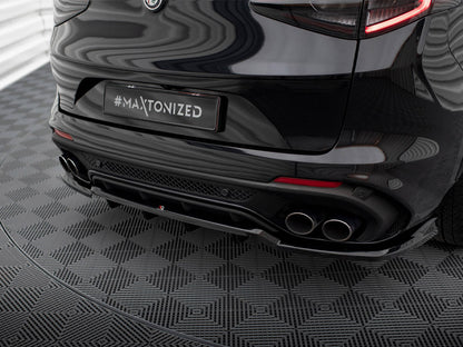 Maxton Design Rear Splitter (Vertical Bars) Alfa Romeo Stelvio Quadrifoglio Mk1