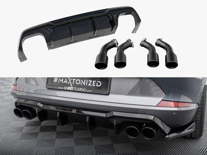 Maxton Design Rear Valance V.3 + Exhaust Tips Cupra Formentor VZ Mk1 / Mk1 Facelift