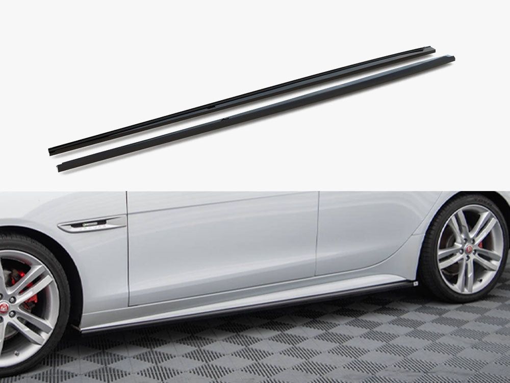 Maxton Design Side Skirts Diffusers Jaguar XE R-Sport X760