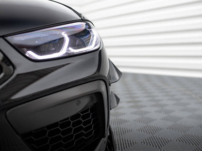 Maxton Design Front Bumper Wings (Canards) BMW M8 Gran Coupe F93 / Coupe F92