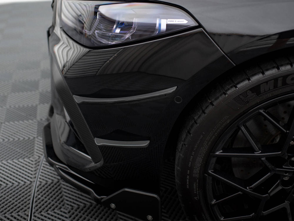 Maxton Design Front Bumper Wings (Canards) BMW M8 Gran Coupe F93 / Coupe F92