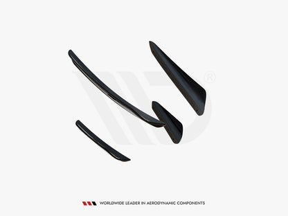 Maxton Design Front Bumper Wings (Canards) BMW M8 Gran Coupe F93 / Coupe F92