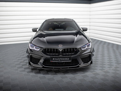 Maxton Design Front Splitter V.1 + Flaps BMW M8 Gran Coupe F93 / Coupe F92