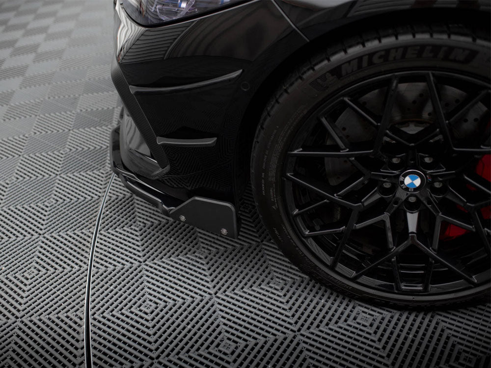 Maxton Design Front Splitter V.1 + Flaps BMW M8 Gran Coupe F93 / Coupe F92