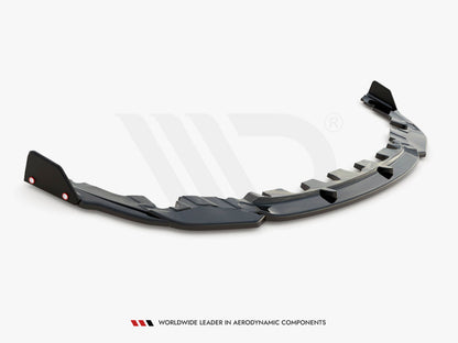 Maxton Design Front Splitter V.1 + Flaps BMW M8 Gran Coupe F93 / Coupe F92