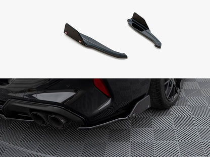 Maxton Design Rear Side Splitters V.1 + Flaps BMW M8 Gran Coupe F93