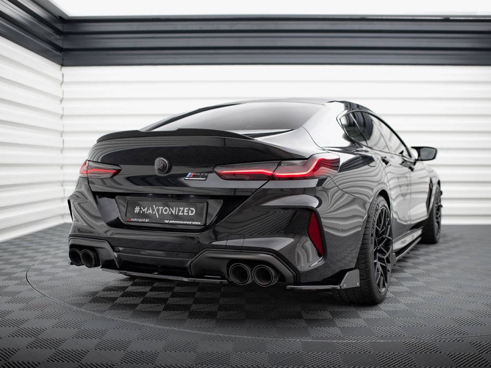 Maxton Design Rear Side Splitters V.1 + Flaps BMW M8 Gran Coupe F93
