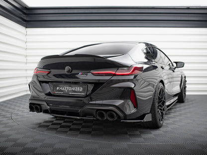 Maxton Design Rear Side Splitters V.1 + Flaps BMW M8 Gran Coupe F93