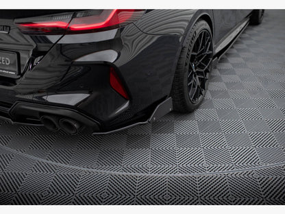 Maxton Design Rear Side Splitters V.1 + Flaps BMW M8 Gran Coupe F93