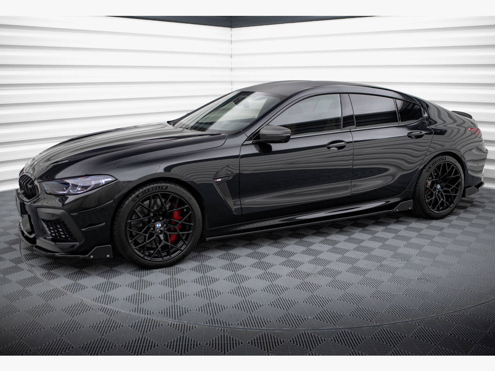 Maxton Design Side Skirts Diffusers V.1 + Flaps BMW M8 Gran Coupe F93 / 8 Gran Coupe M-Pack G16