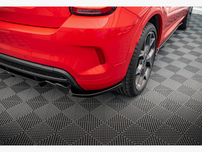 Maxton Design Central Rear Splitter (Vertical Bars) Fiat 500X Sport Mk1 Facelift