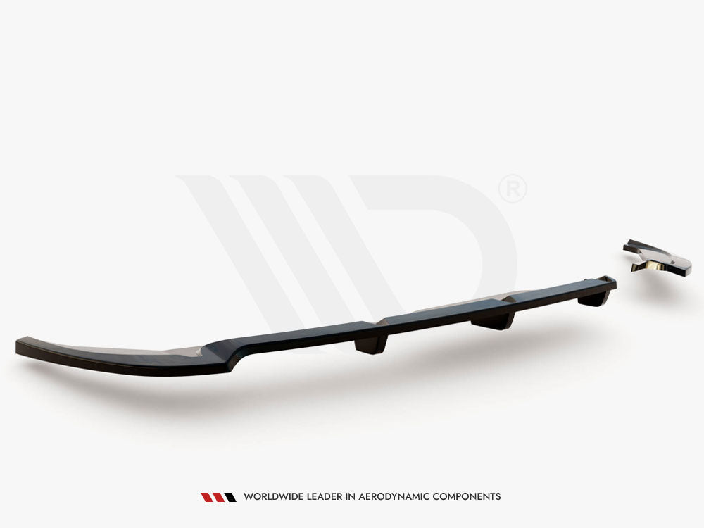 Maxton Design Central Rear Splitter (Vertical Bars) Fiat 500X Sport Mk1 Facelift