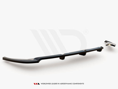 Maxton Design Central Rear Splitter (Vertical Bars) Fiat 500X Sport Mk1 Facelift