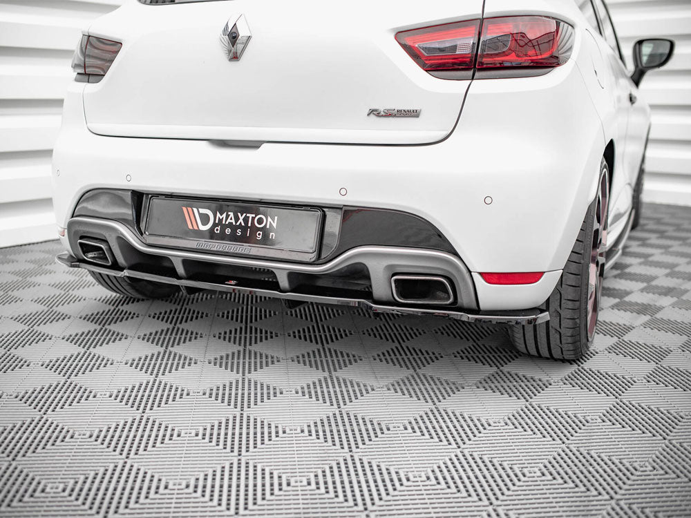 Maxton Design Rear Splitter (Vertical Bars) Renault Clio RS Mk4