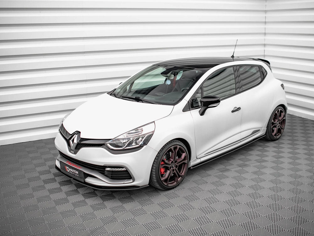 Maxton Design Street PRO Side Skirts Diffusers Renault Clio RS Mk4 - Black-Red