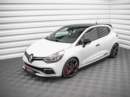 Maxton Design Street PRO Side Skirts Diffusers Renault Clio RS Mk4 - Black-Red