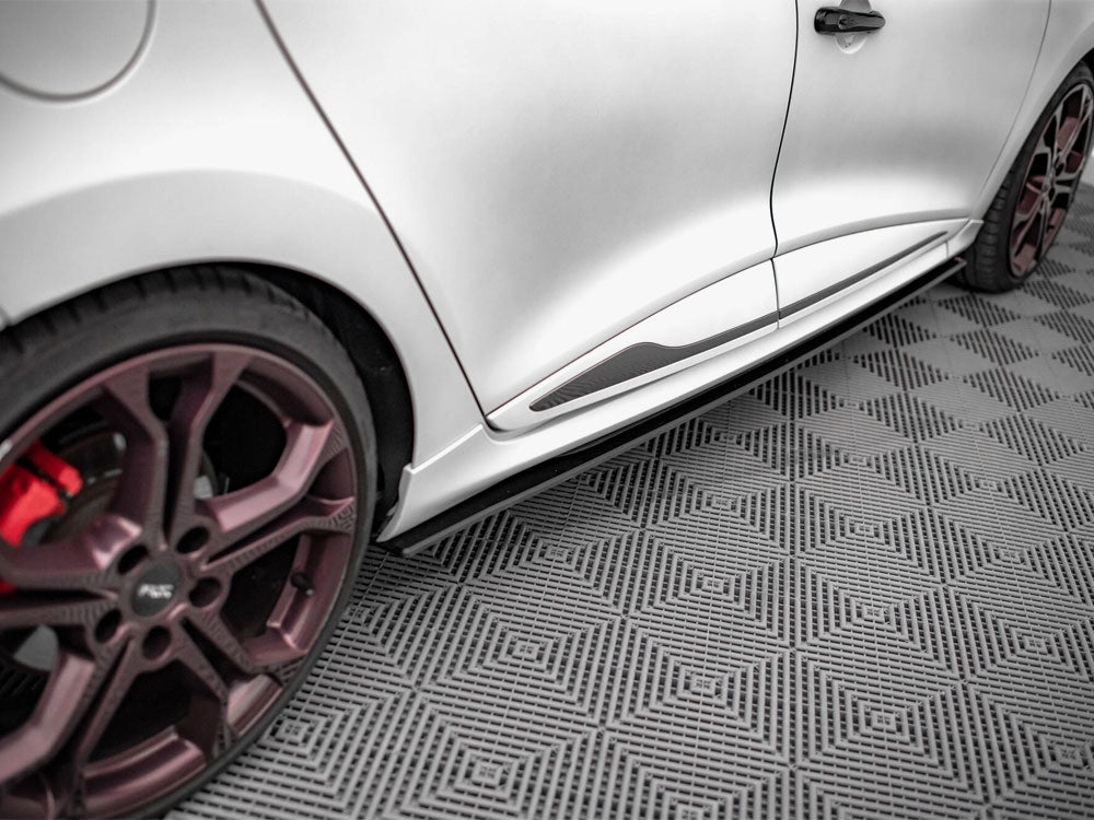 Maxton Design Street PRO Side Skirts Diffusers Renault Clio RS Mk4 - Black-Red