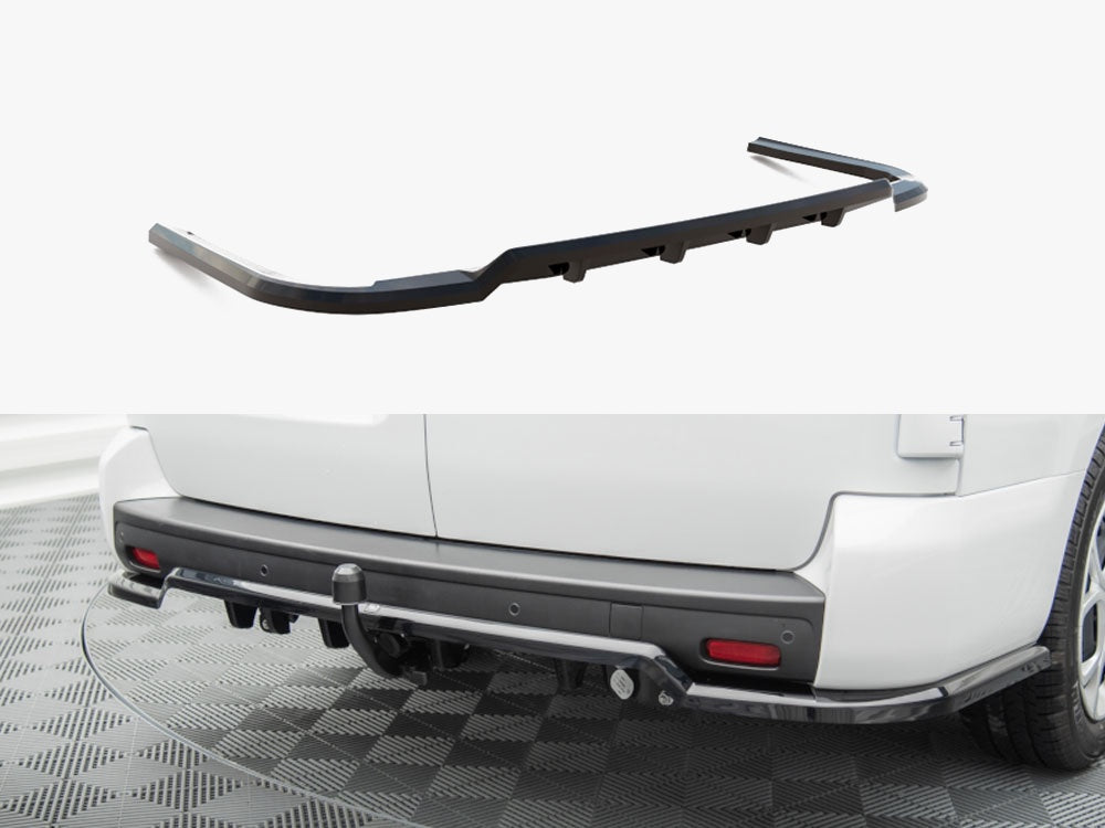 Maxton Design Central Rear Splitter (Vertical Bars) Citroen Jumpy L3 Mk3