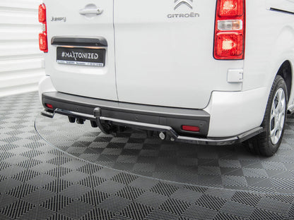 Maxton Design Central Rear Splitter (Vertical Bars) Citroen Jumpy L3 Mk3