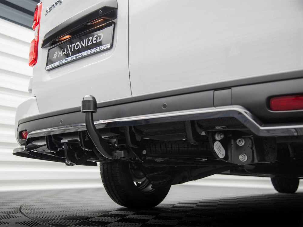 Maxton Design Central Rear Splitter (Vertical Bars) Citroen Jumpy L3 Mk3