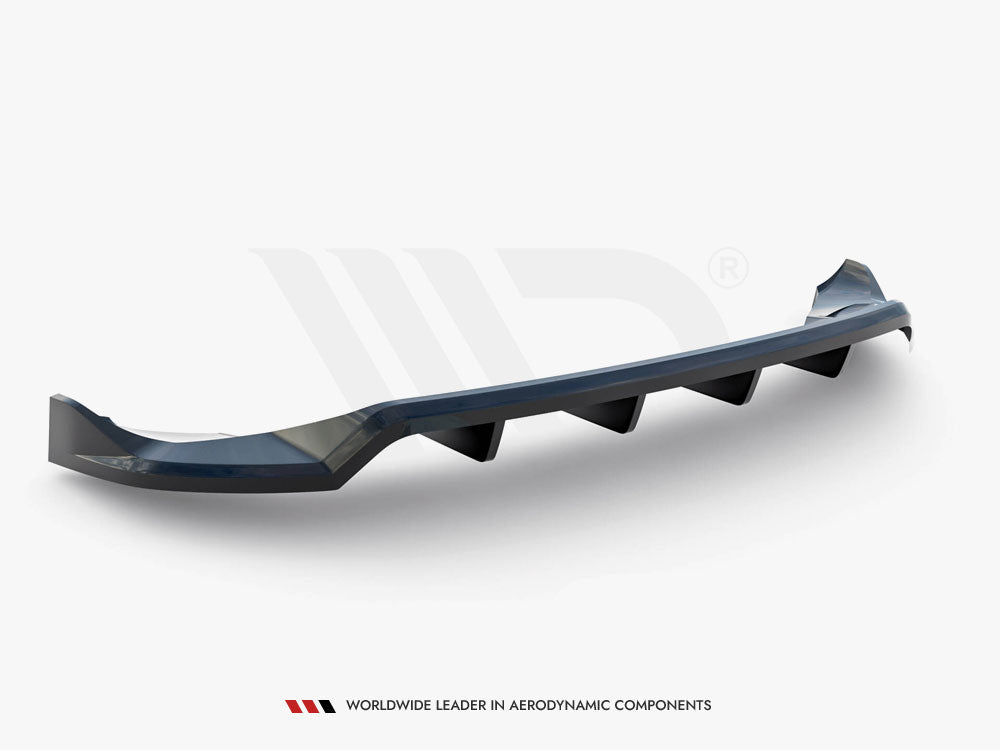 Maxton Design Central Rear Splitter (Vertical Bars) Jeep Compass Limited Mk2 Facelift