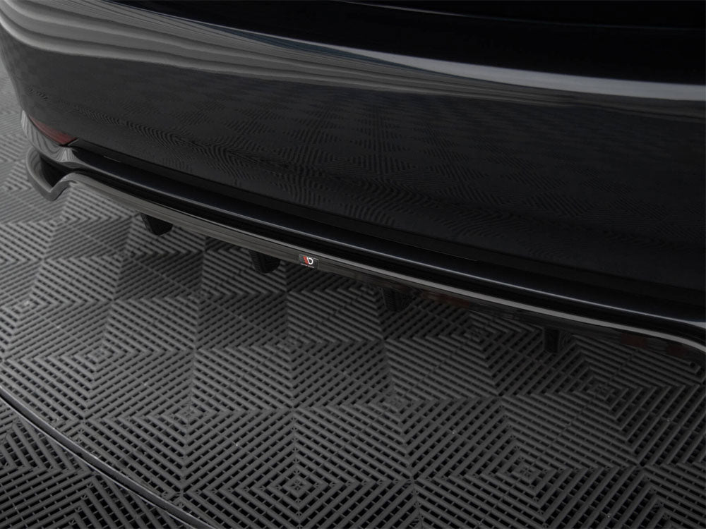 Maxton Design Rear Splitter (Vertical Bars) Toyota Avensis Sedan Mk3 Facelift