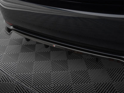 Maxton Design Rear Splitter (Vertical Bars) Toyota Avensis Sedan Mk3 Facelift