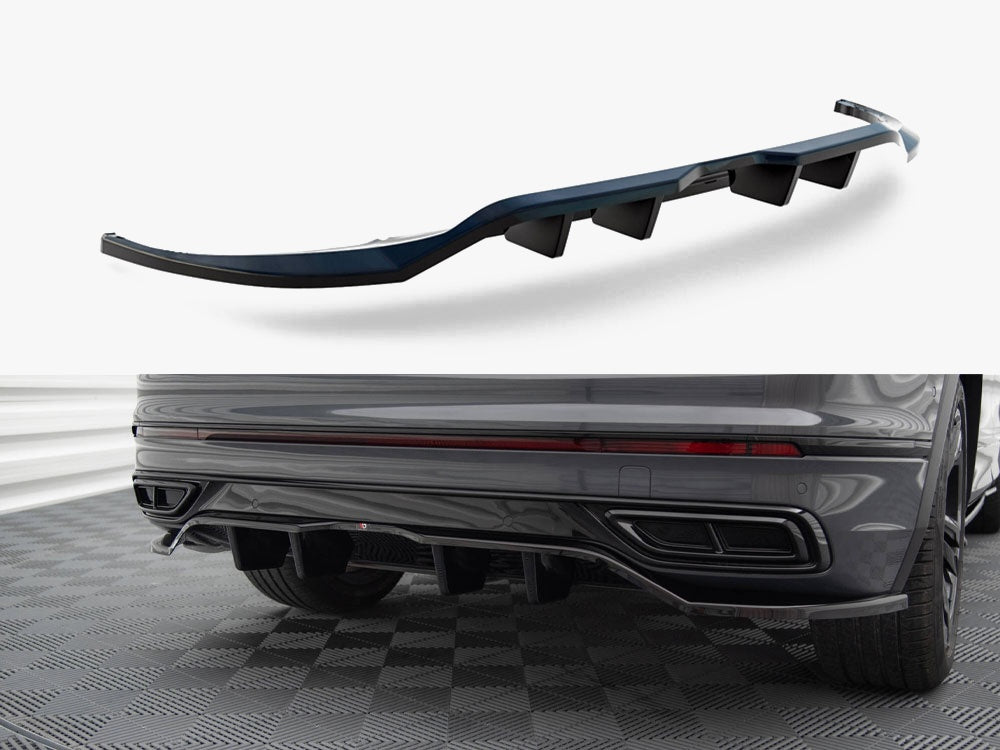Maxton Design Rear Splitter (Vertical Bars) Volkswagen Tiguan R-Line Mk2 Facelift