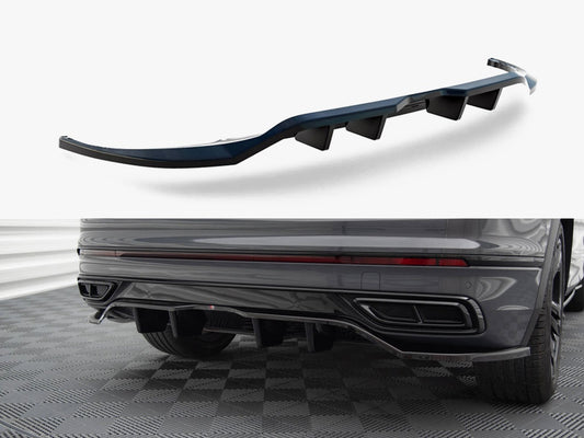 Maxton Design Rear Splitter (Vertical Bars) Volkswagen Tiguan R-Line Mk2 Facelift
