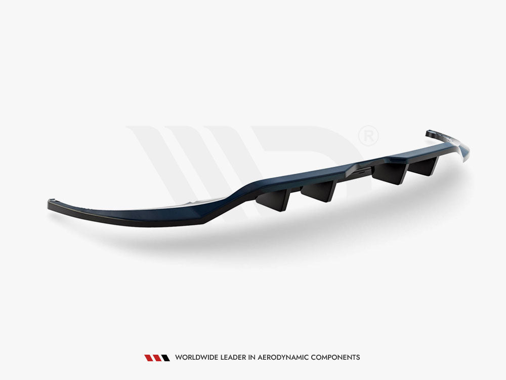 Maxton Design Rear Splitter (Vertical Bars) Volkswagen Tiguan R-Line Mk2 Facelift