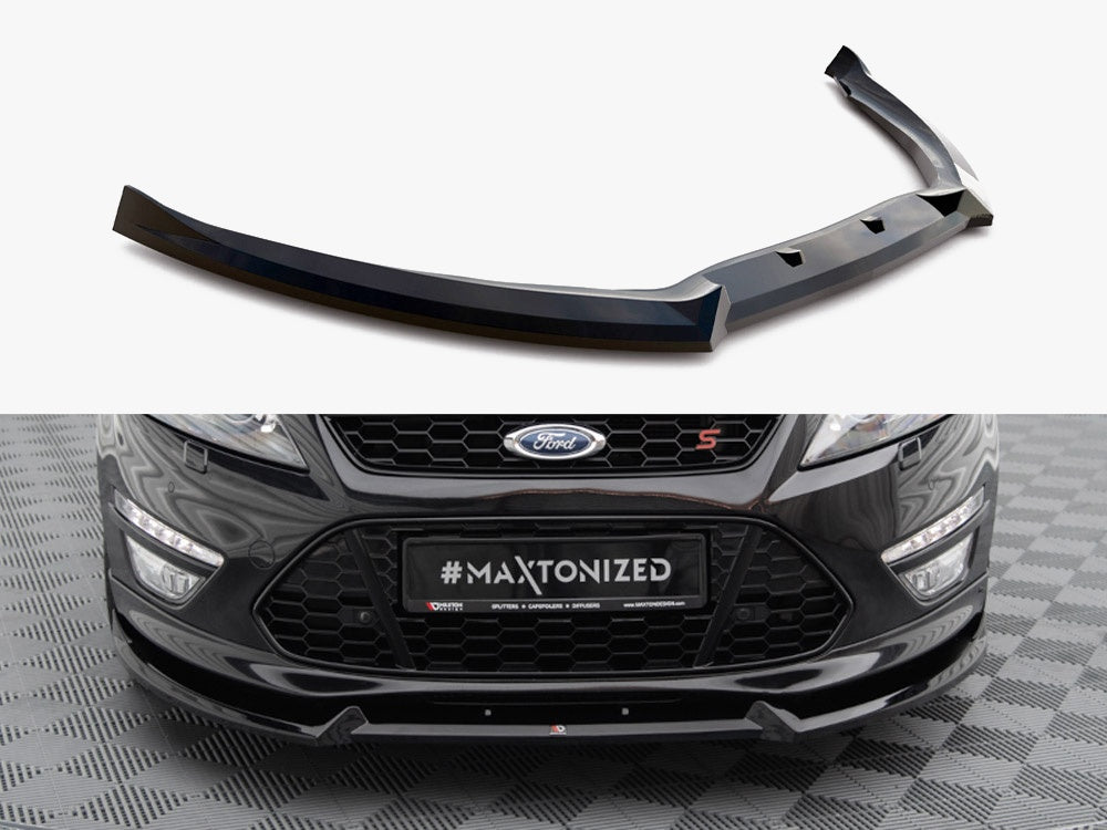 Maxton Design Front Splitter V.2 Ford Mondeo ST-Line Estate Mk4 Facelift