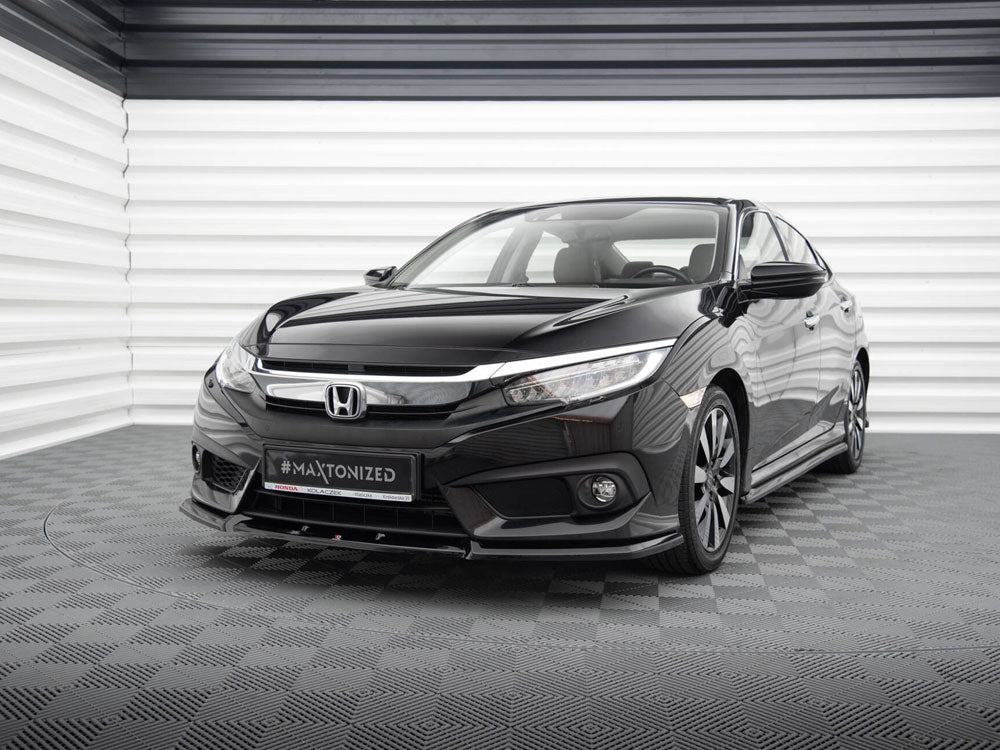 Maxton Design Front Splitter V.1 Honda Civic Mk10