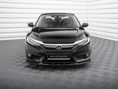 Maxton Design Front Splitter V.1 Honda Civic Mk10