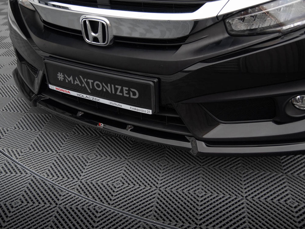 Maxton Design Front Splitter V.1 Honda Civic Mk10